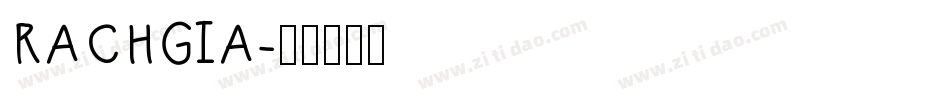RACHGIA字体转换