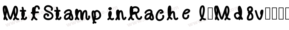MtfStampinRachel-Md8v字体转换