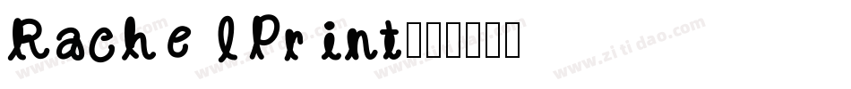 RachelPrint字体转换