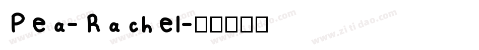 Pea-Rachel字体转换
