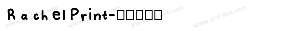RachelPrint字体转换