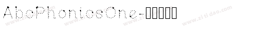 AbcPhonicsOne字体转换
