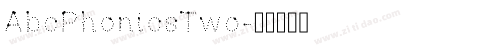 AbcPhonicsTwo字体转换