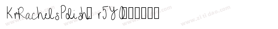 KrRachelsPolish-r5YO字体转换