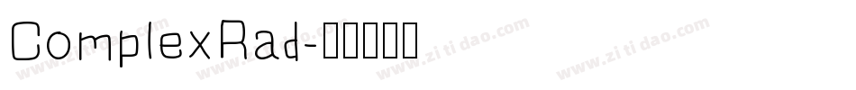 ComplexRad字体转换