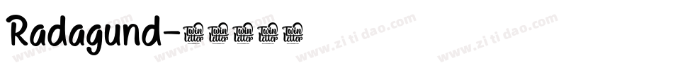 Radagund字体转换