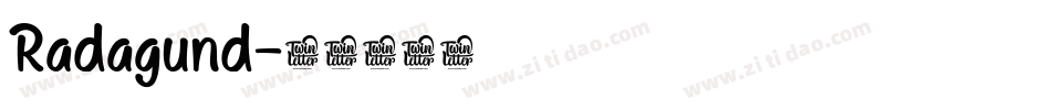 Radagund字体转换