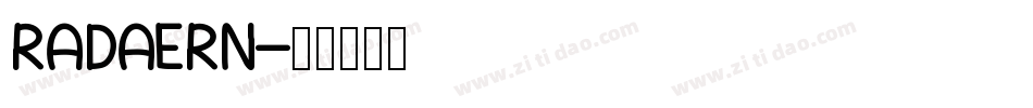 RADAERN字体转换