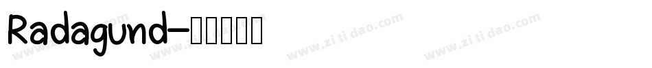 Radagund字体转换