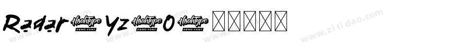 Radar-Yz7O字体转换