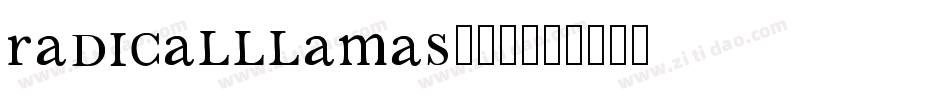 RadicalLlamas手机版字体转换