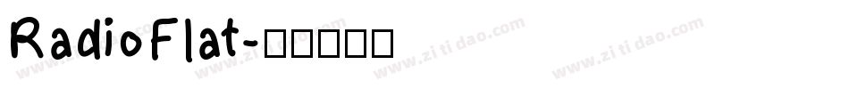 RadioFlat字体转换