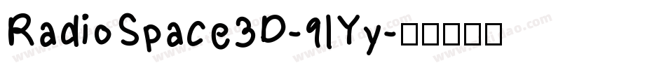 RadioSpace3D-9lYy字体转换