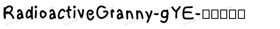 RadioactiveGranny-gYE字体转换