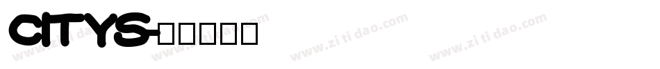 CITYS字体转换