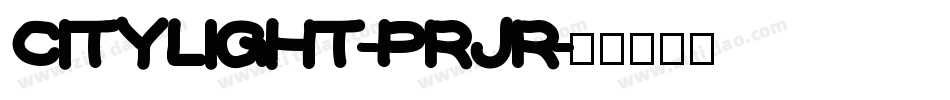CityLight-pRjR字体转换