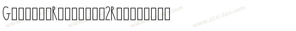 GebrinaRegular-2Rae字体转换