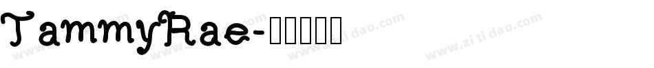 TammyRae字体转换