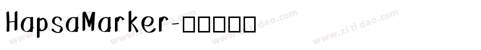 HapsaMarker字体转换
