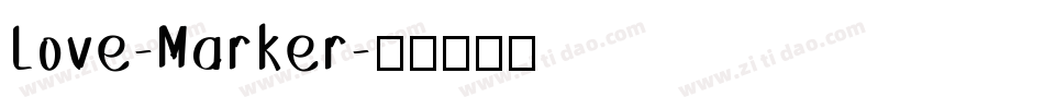 Love-Marker字体转换