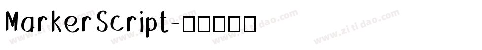 MarkerScript字体转换