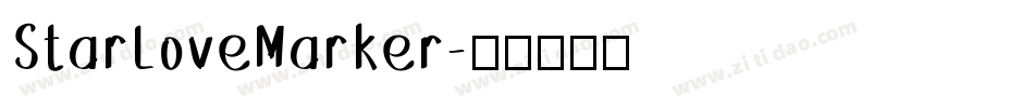 StarLoveMarker字体转换
