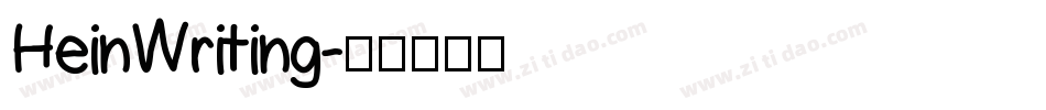 HeinWriting字体转换