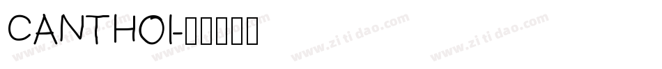 CANTHOI字体转换