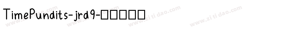 TimePundits-jrd9字体转换