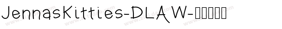 JennasKitties-DLAW字体转换