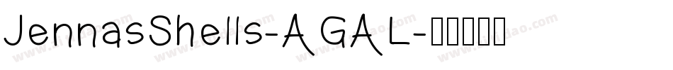 JennasShells-AGAL字体转换