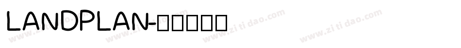 LANDPLAN字体转换