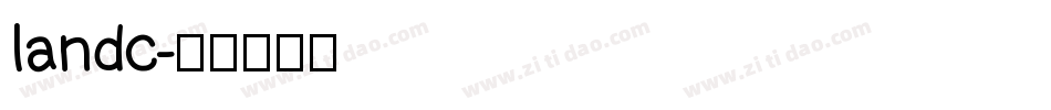 landc字体转换