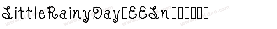 LittleRainyDay-EELn字体转换