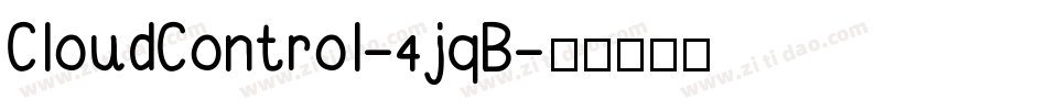 CloudControl-4jqB字体转换