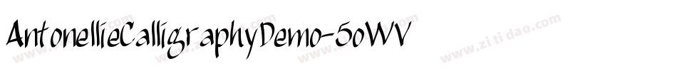 AntonellieCalligraphyDemo-5oWV字体转换