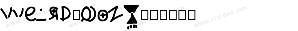 Weird-qoZV字体转换