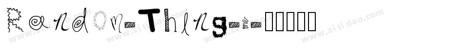 Random-Thing-1字体转换
