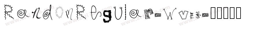 RandomRegular-wv48字体转换