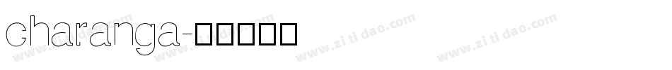 charanga字体转换