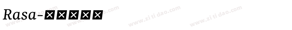 Rasa字体转换
