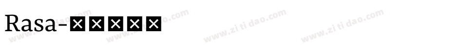 Rasa字体转换
