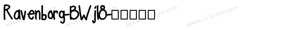 Ravenborg-BWjl8字体转换