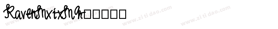 RavenMxi-xM9r字体转换
