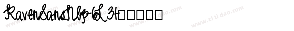 RavenSansNbp-6L31字体转换