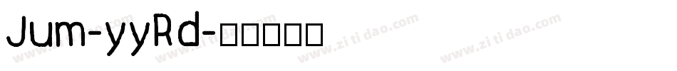Jum-yyRd字体转换