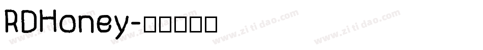 RDHoney字体转换