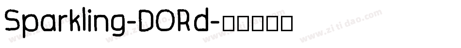 Sparkling-D0Rd字体转换