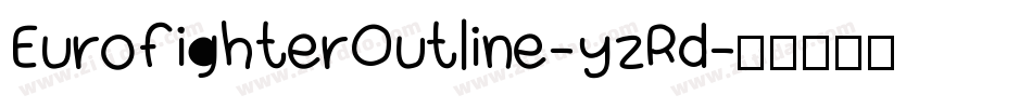 EurofighterOutline-yzRd字体转换