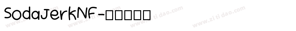 SodaJerkNF字体转换
